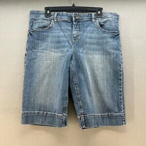 Tommy Hilfiger Women's Jean Bermuda Shorts Size W36 Normcore Summer Essentials C